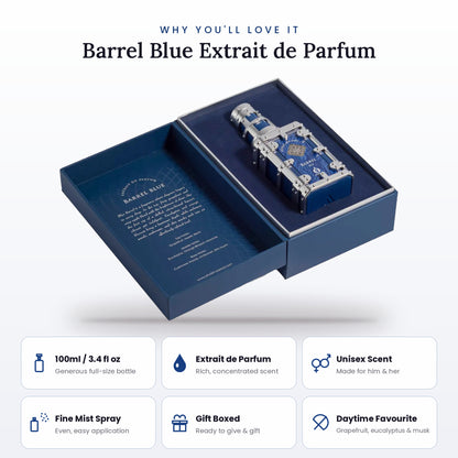Barrel Blue key features