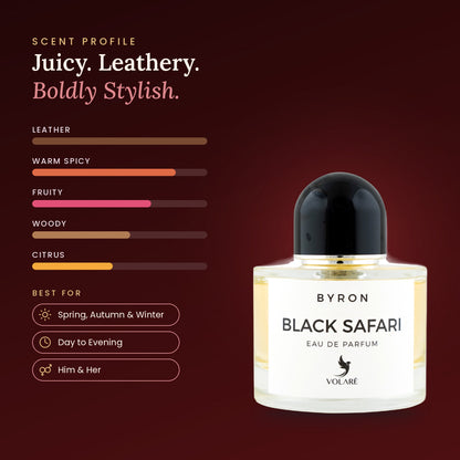 Black Safari scent profile