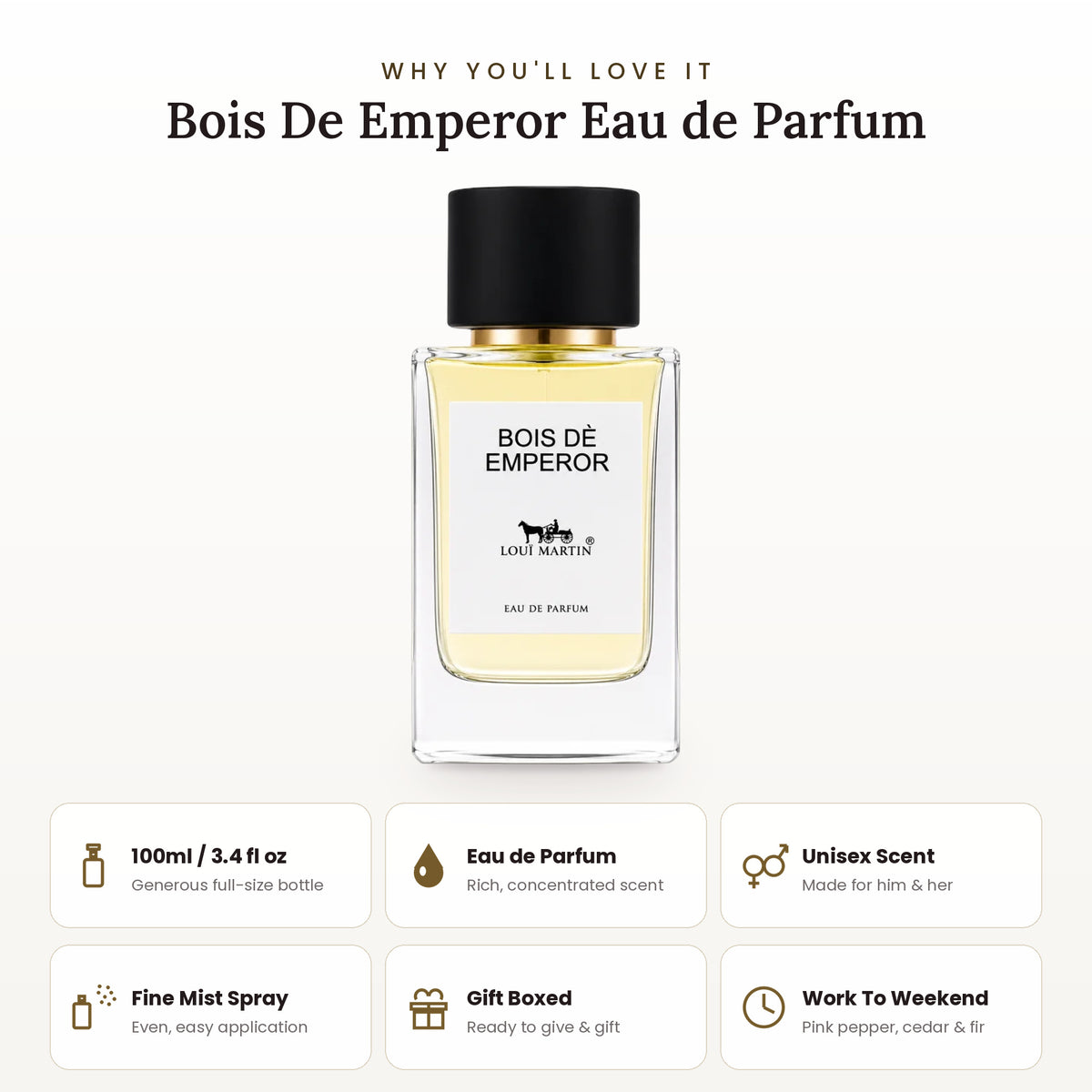 Bois De Emperor key features