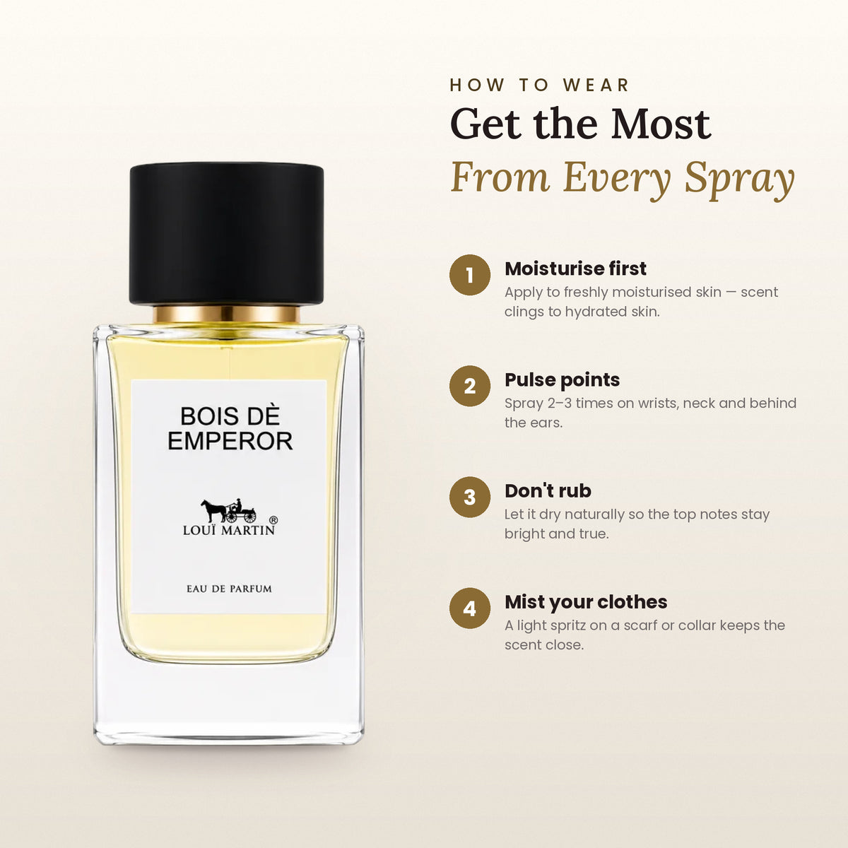 How to wear Bois De Emperor
