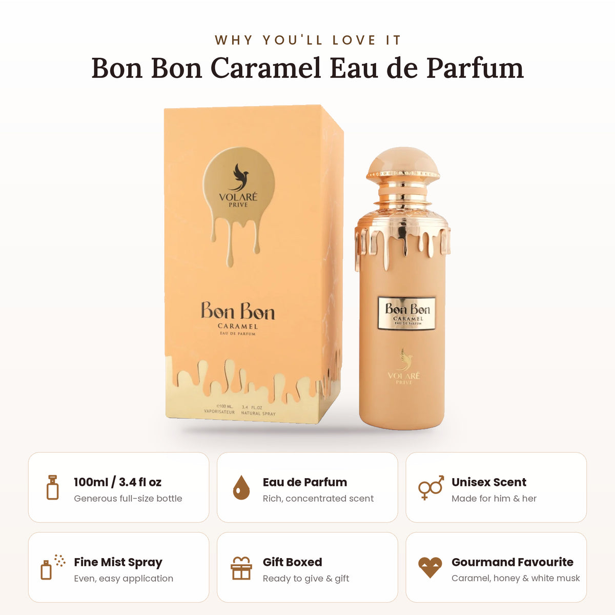 Bon Bon Caramel key features