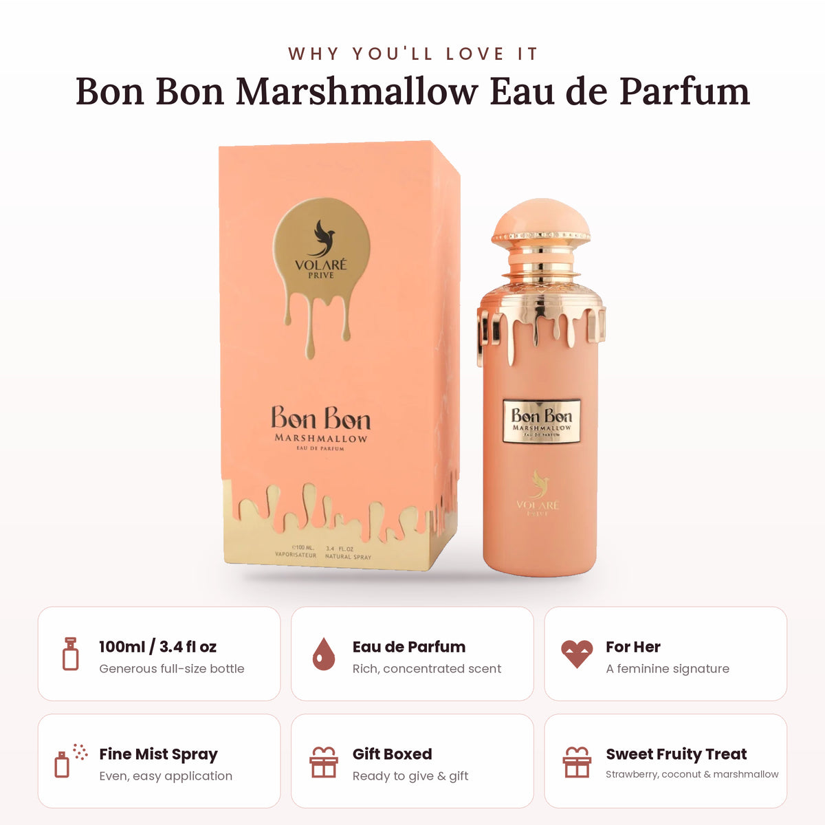Bon Bon Marshmallow key features