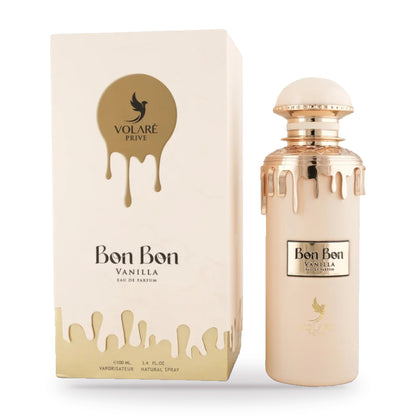 Bon Bon Vanilla by Volare 100ml bottle and box