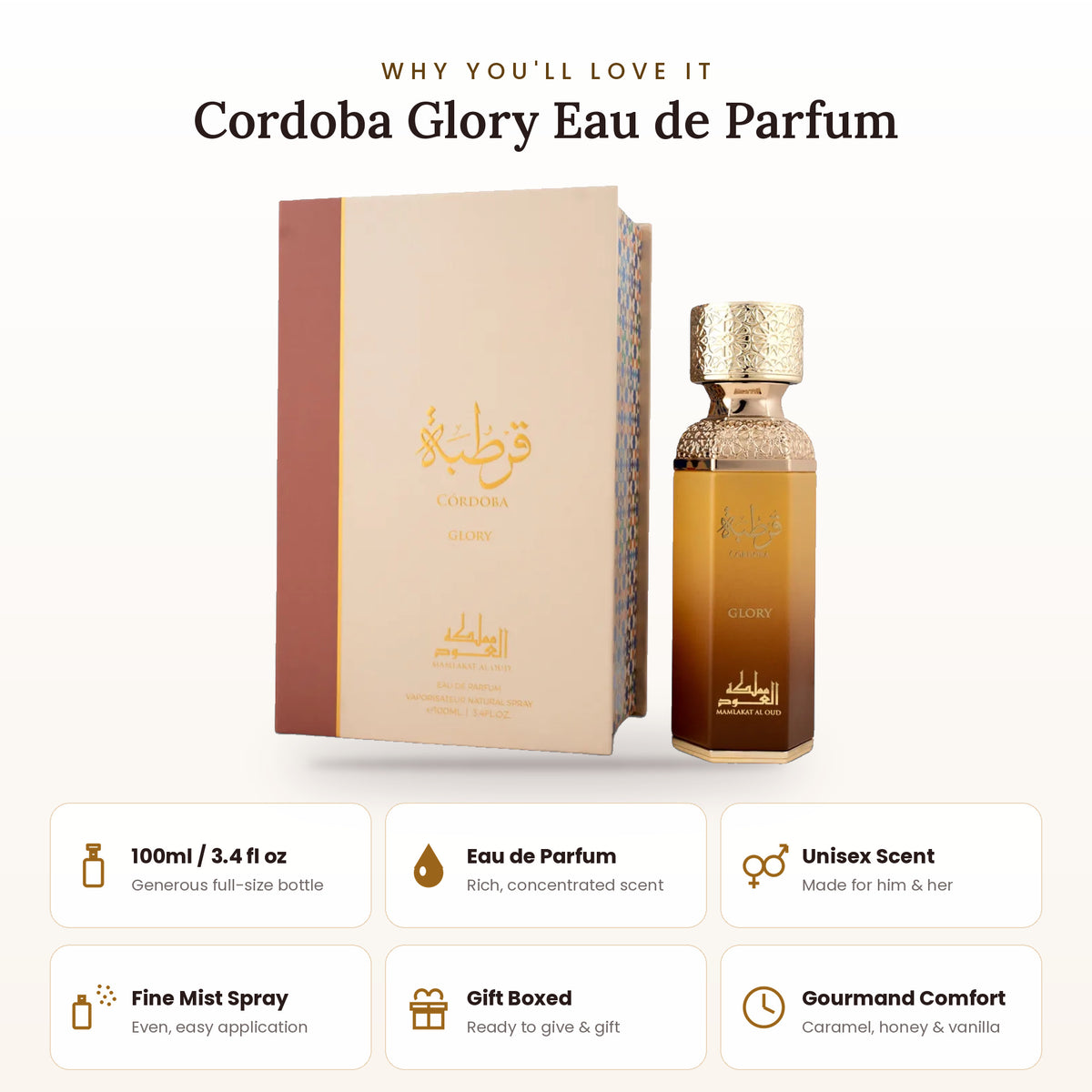 Córdoba Glory key features