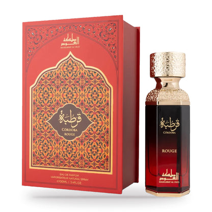 Córdoba Rouge by Mamlakat Al Oud 100ml bottle and box