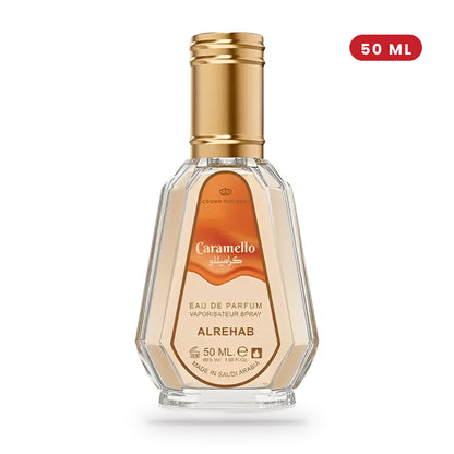 Caramello by Al Rehab 50ml bottle and box