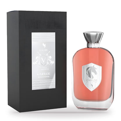 Carlos by Volare 100ml bottle and box