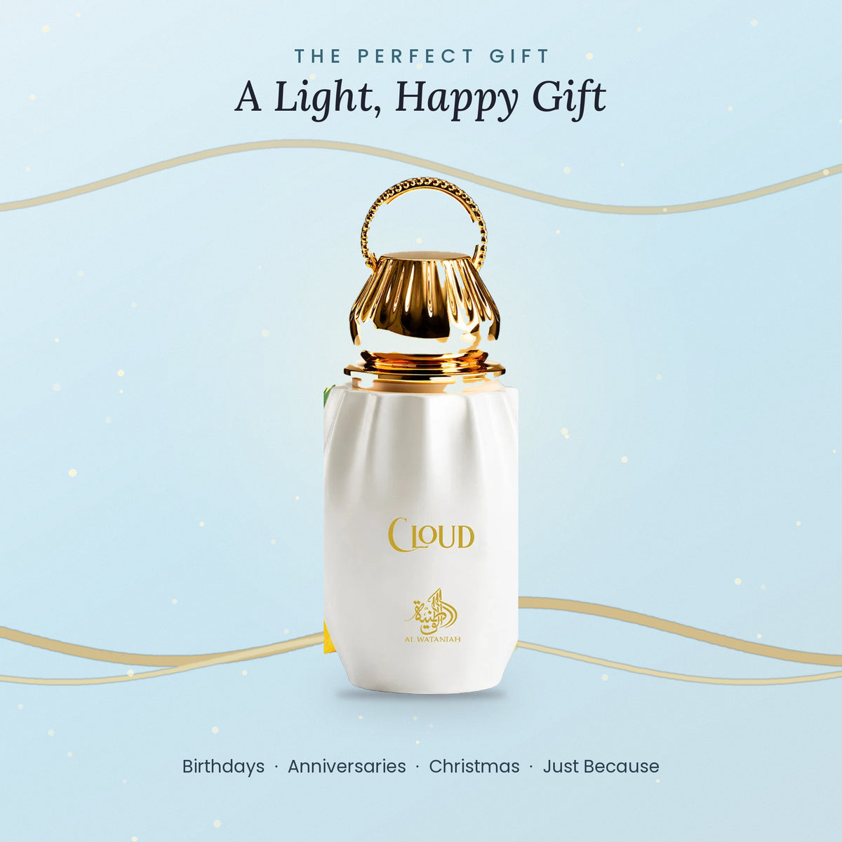 Cloud gift ready perfume