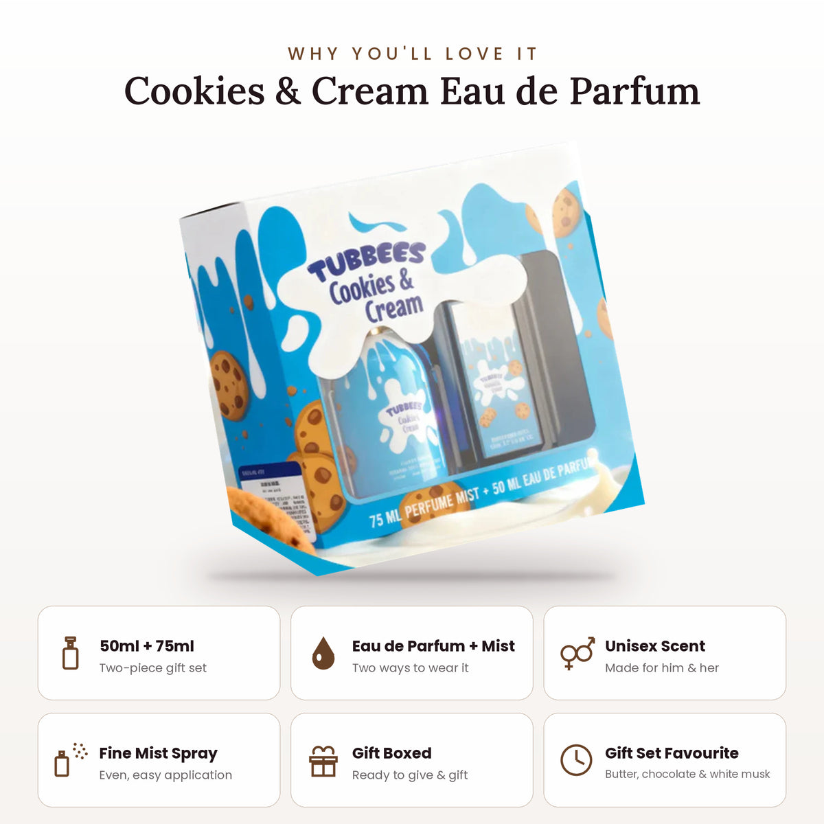 Cookies & Cream key features