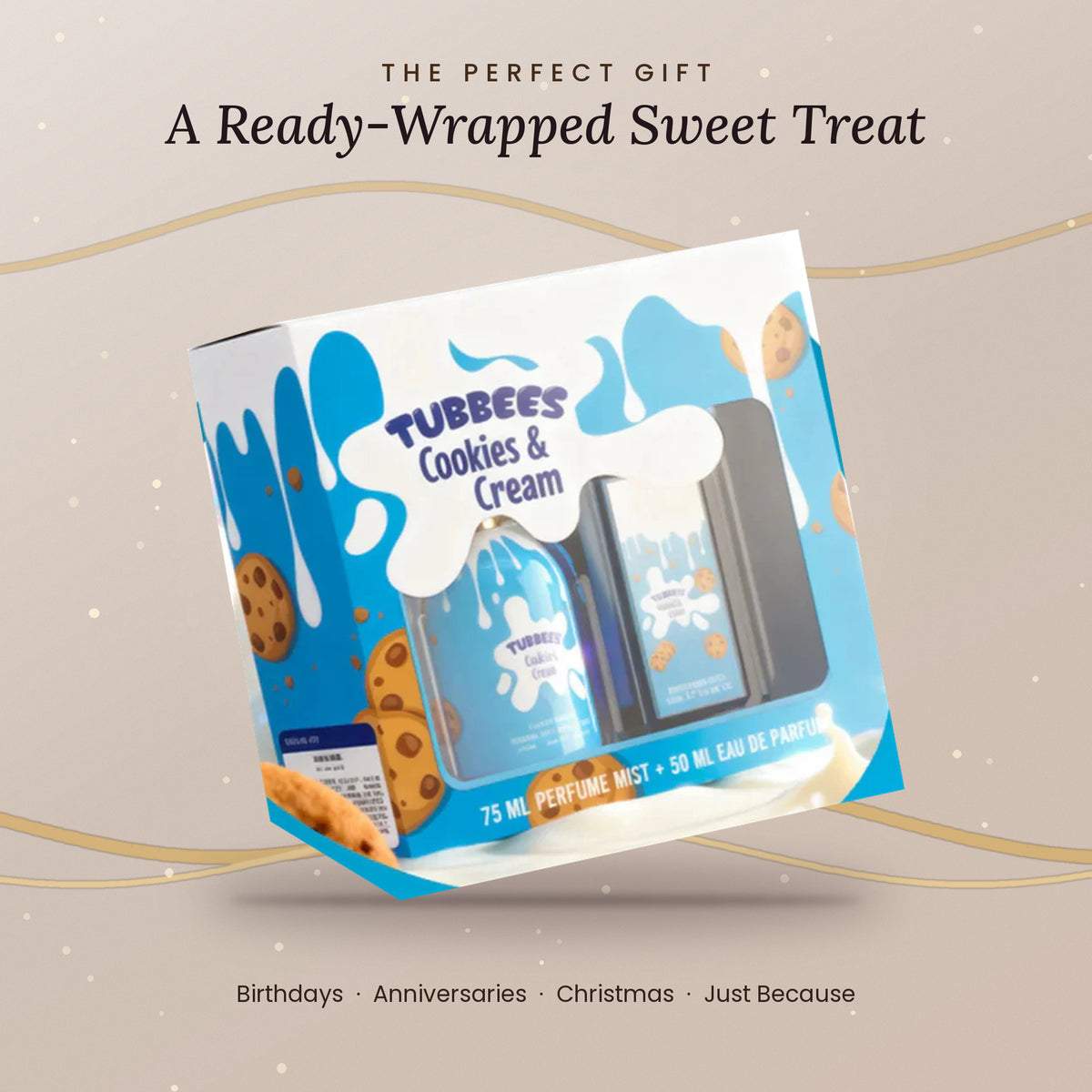 Cookies & Cream gift ready perfume