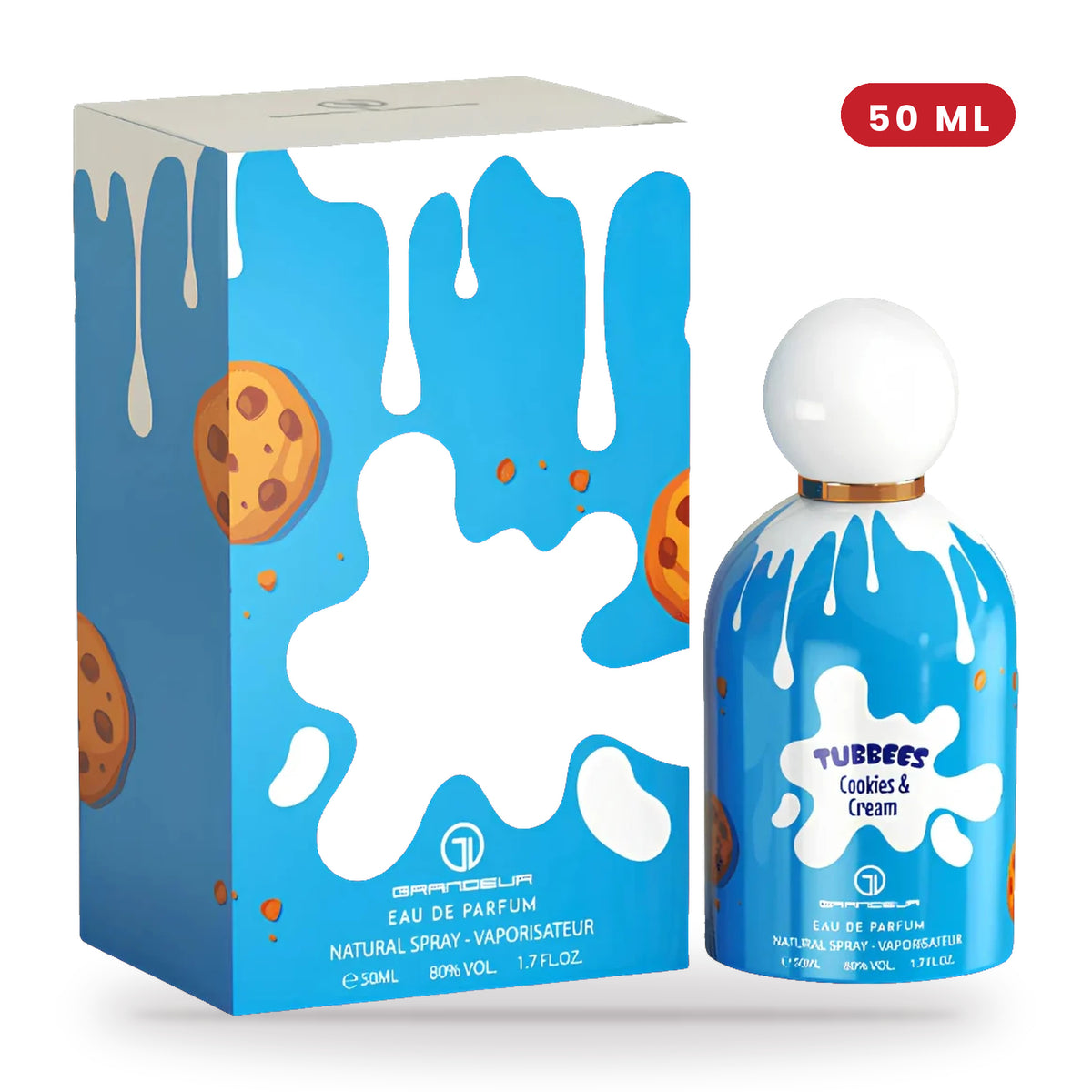 Cookies & Cream by Tubbees 50ml bottle and box