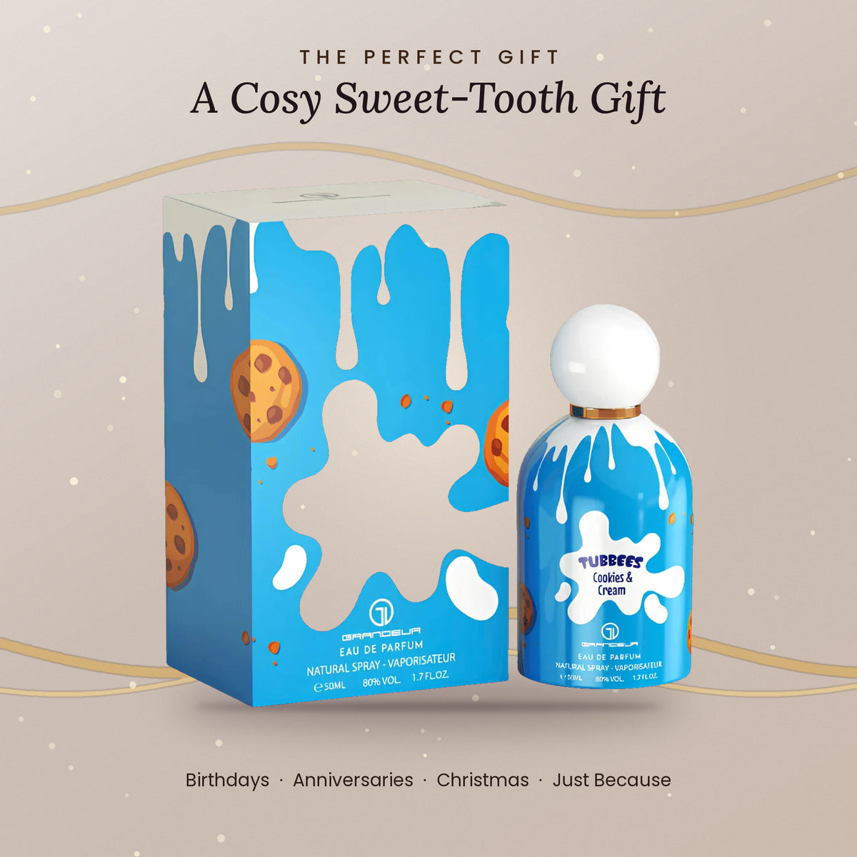 Cookies & Cream gift ready perfume