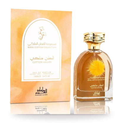 Cotton Malaki (Royal Cotton Collection) by Mamlakat Al Oud 100ml bottle and box