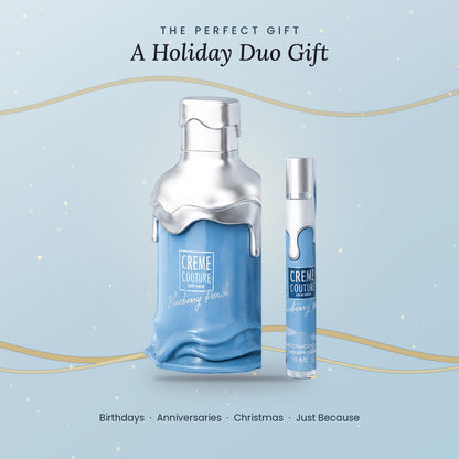 Creme Couture Blueberry Punch two-piece fragrance set gift ready perfume