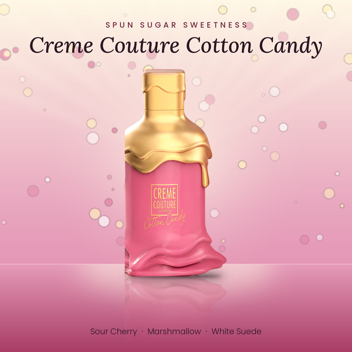 Creme Couture Cotton Candy two-piece fragrance set by Emper lifestyle