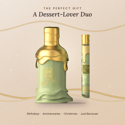 Creme Couture Kunafa Crush two-piece fragrance set gift ready perfume