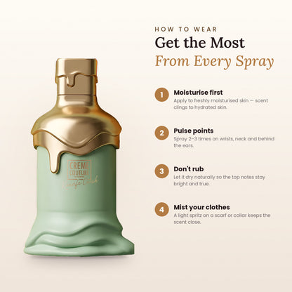 How to wear Creme Couture Kunafa Crush two-piece fragrance set
