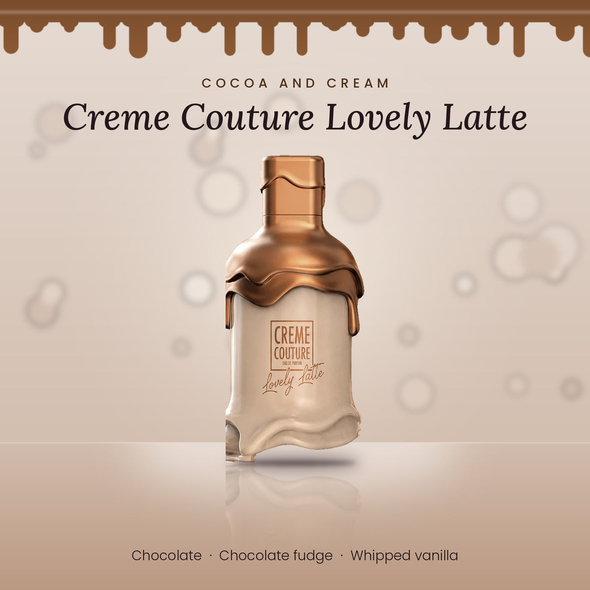 Creme Couture Lovely Latte two-piece fragrance set by Emper lifestyle