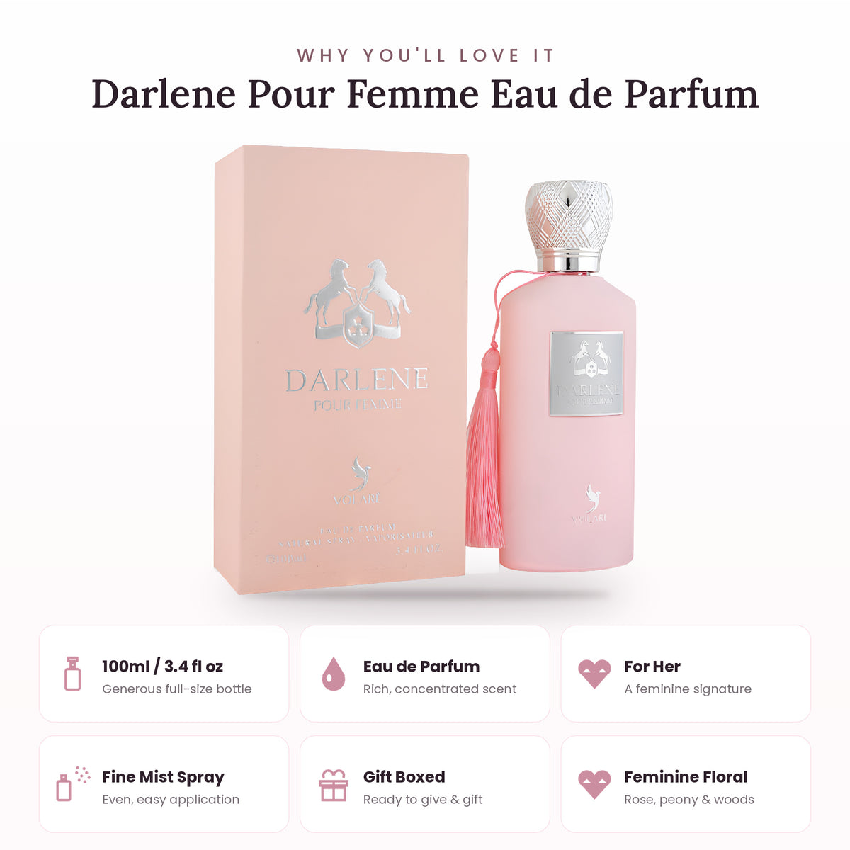 Darlene Pour Femme key features