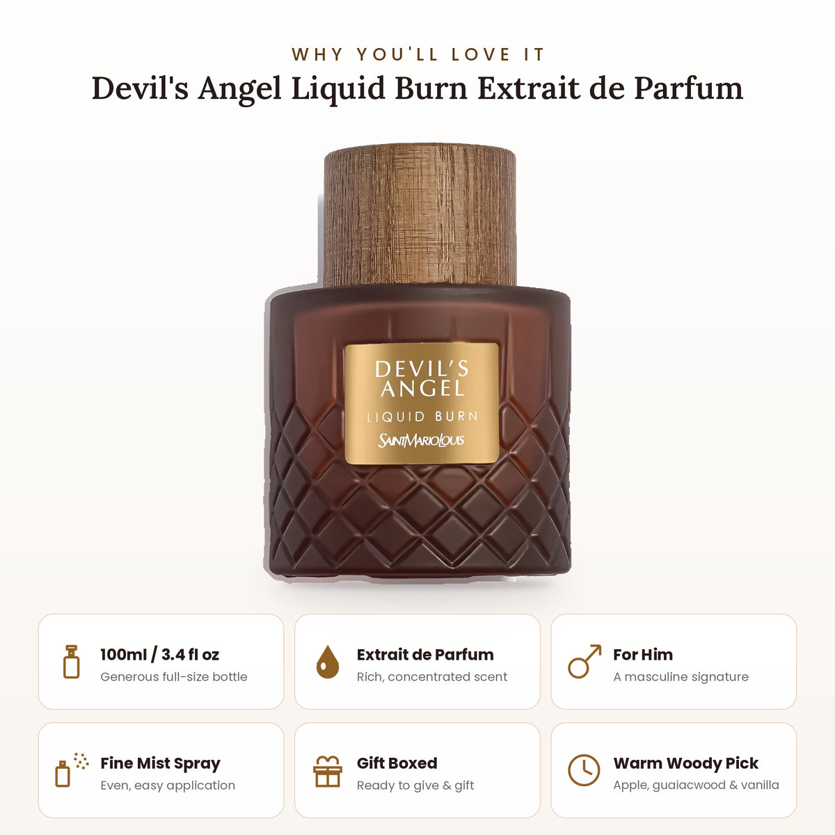 Devil's Angel Liquid Burn key features