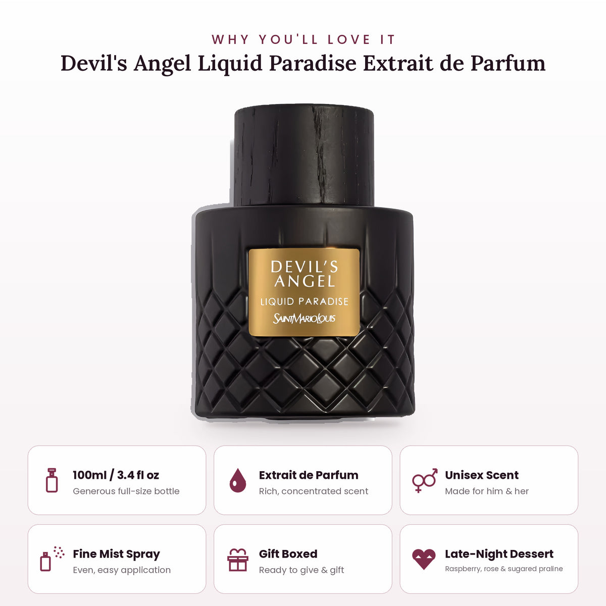 Devil's Angel Liquid Paradise key features