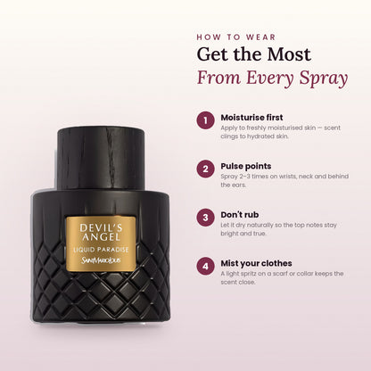 How to wear Devil's Angel Liquid Paradise