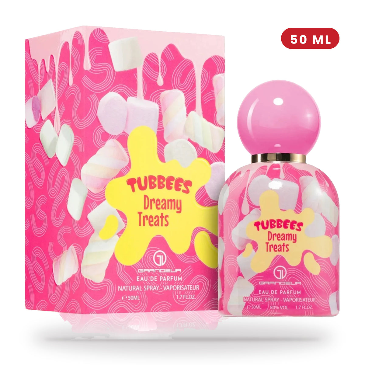 Dreamy Treats by Tubbees 50ml bottle and box
