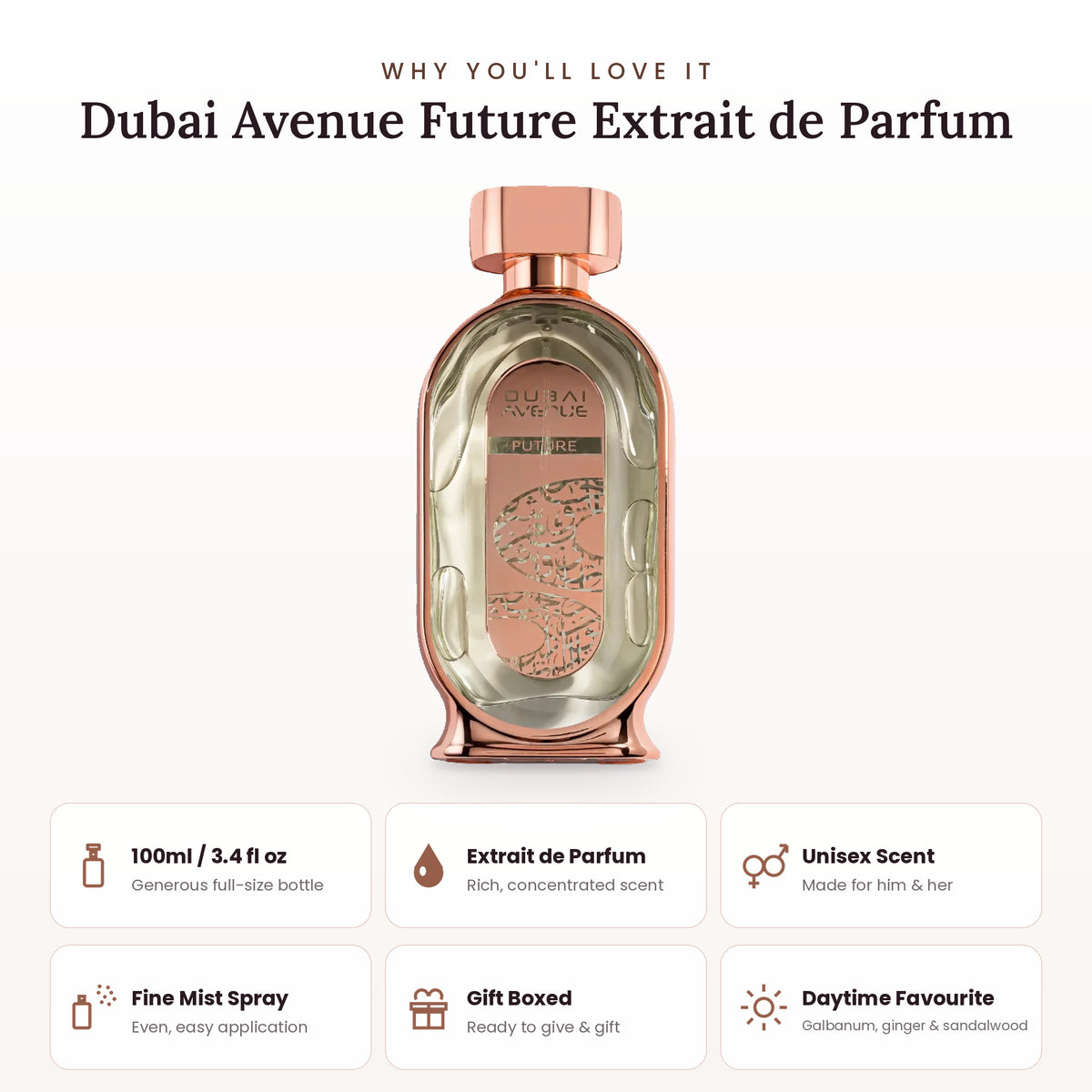 Dubai Avenue Future key features