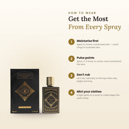How to wear Eminence Oud