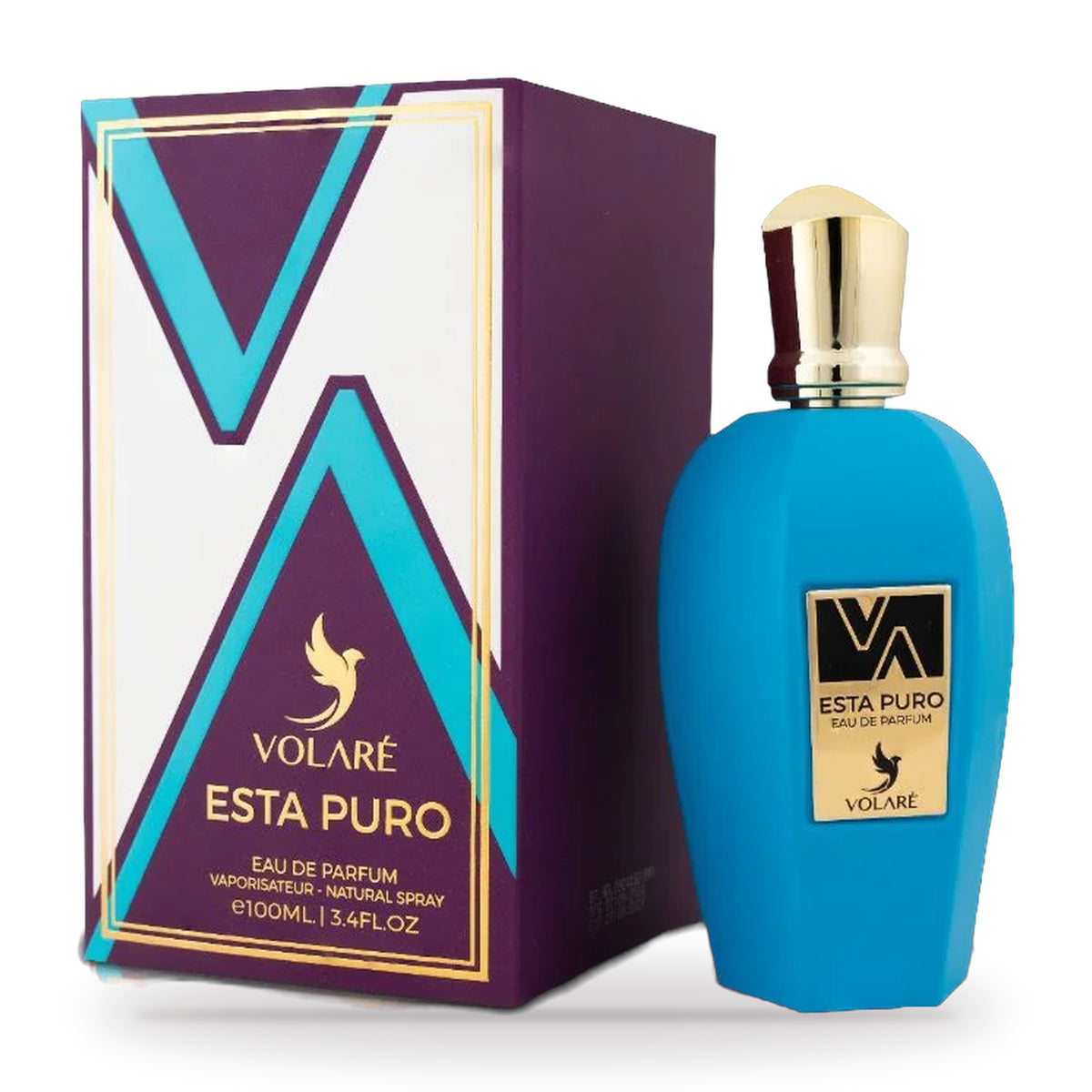 Esta Puro by Volare 100ml bottle and box