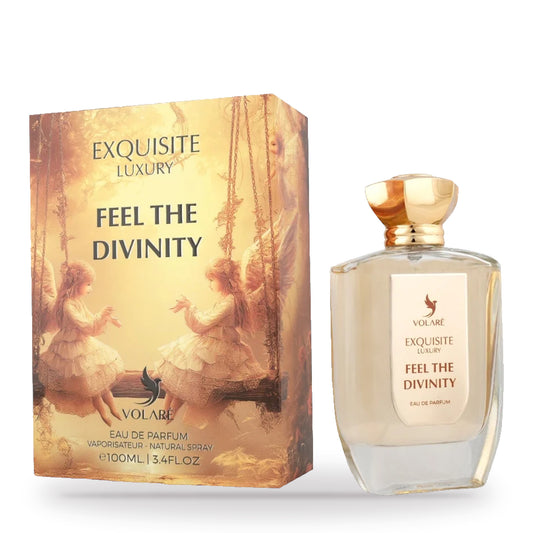 Exquisite Luxury Feel the Divinity by Volare 100ml bottle and box