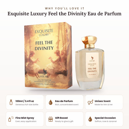 Exquisite Luxury Feel the Divinity key features