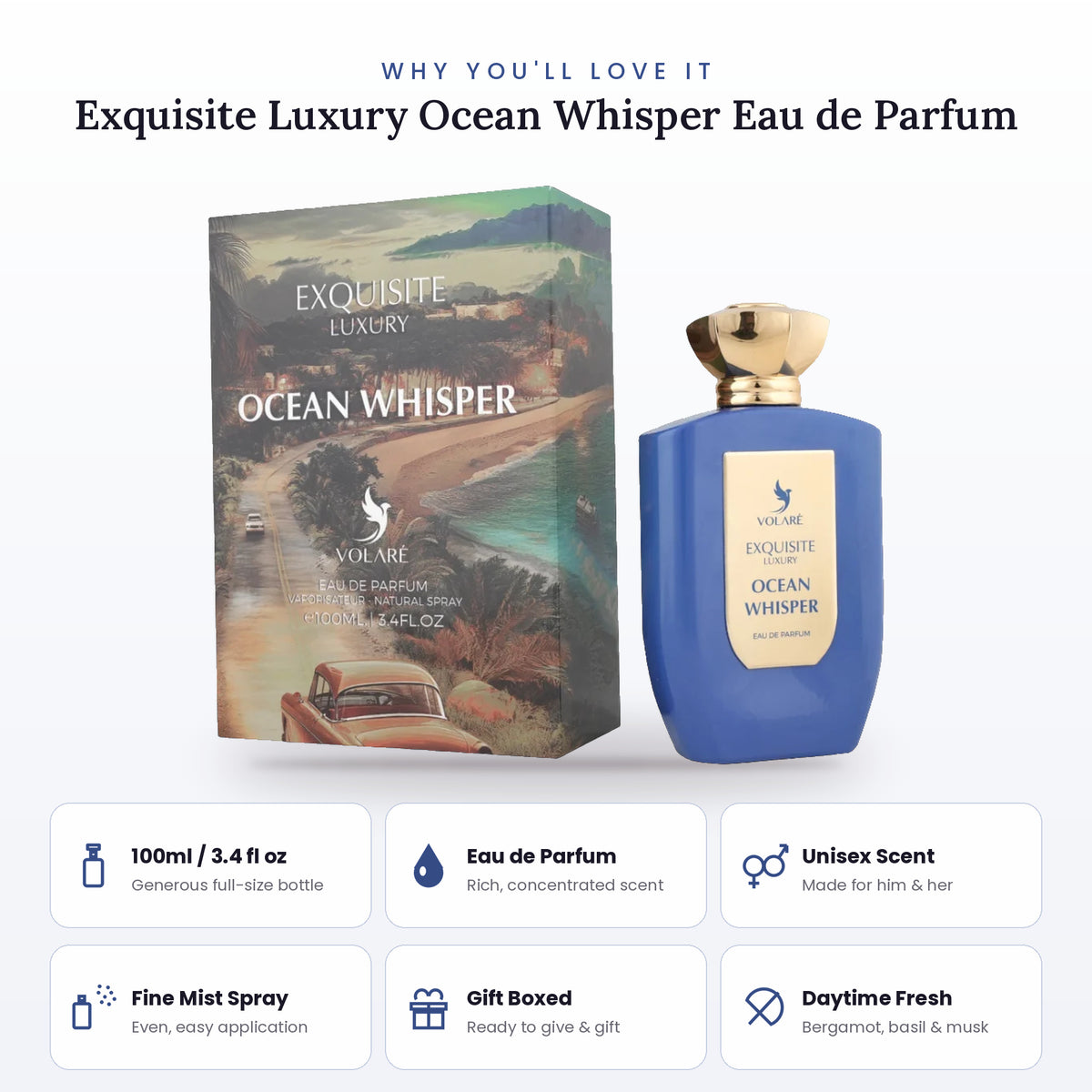Exquisite Luxury Ocean Whisper key features
