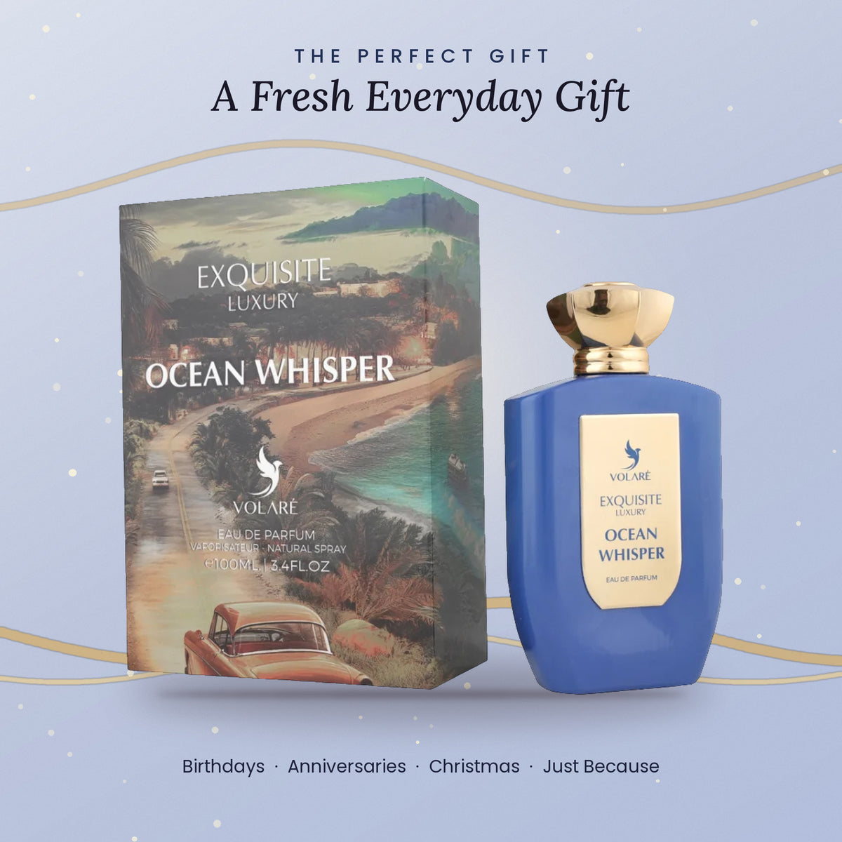 Exquisite Luxury Ocean Whisper gift ready perfume
