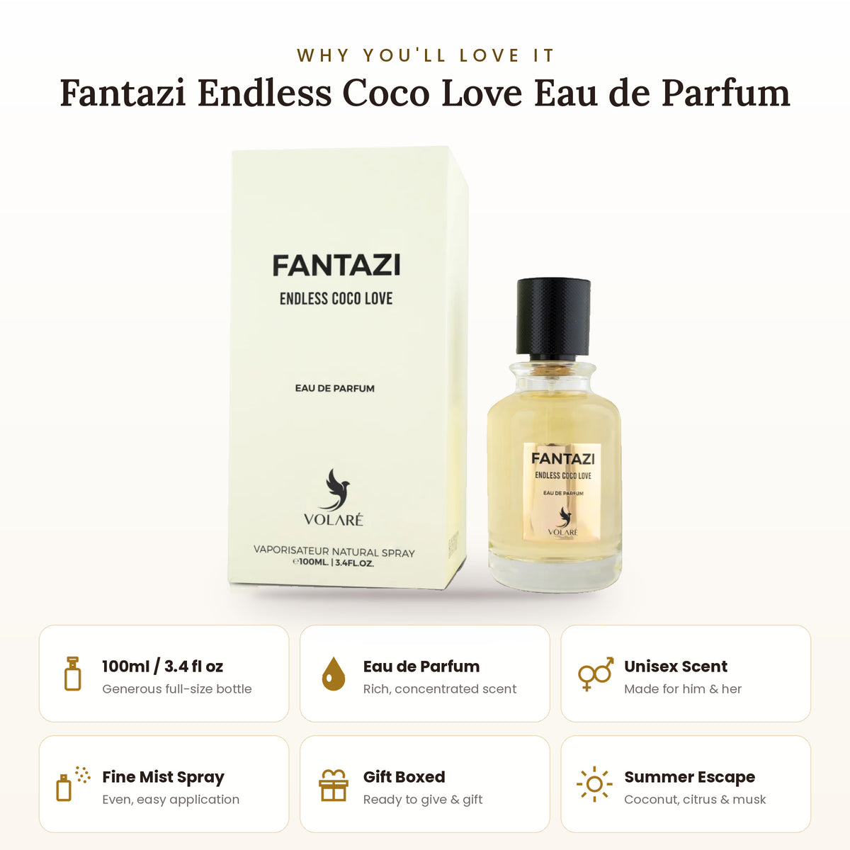 Fantazi Endless Coco Love key features