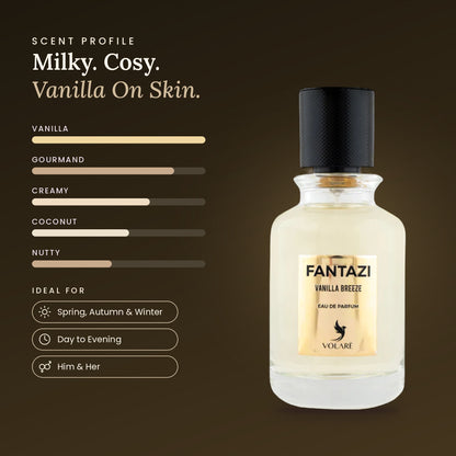 Fantazi Vanilla Breeze scent profile