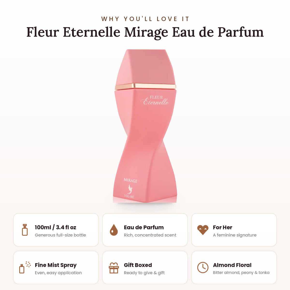 Fleur Eternelle Mirage key features