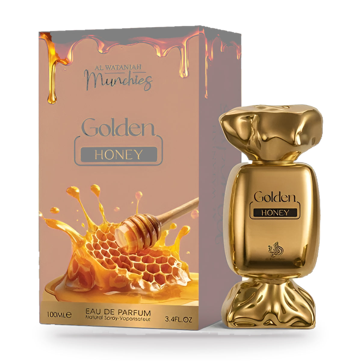 Golden Honey by Al Wataniah 100ml bottle and box