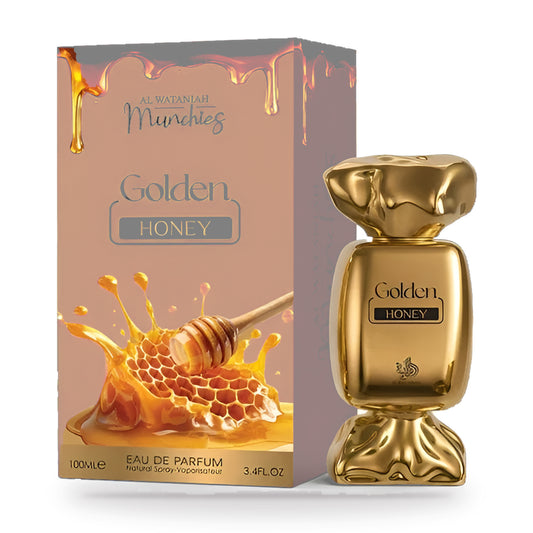 Golden Honey by Al Wataniah 100ml bottle and box