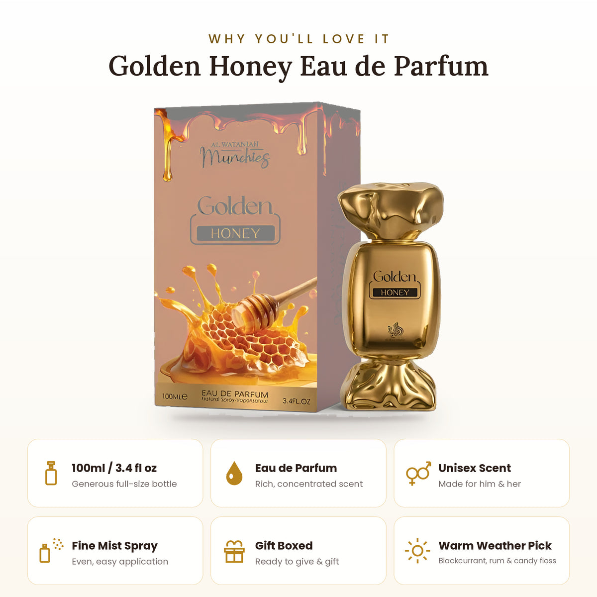 Golden Honey key features