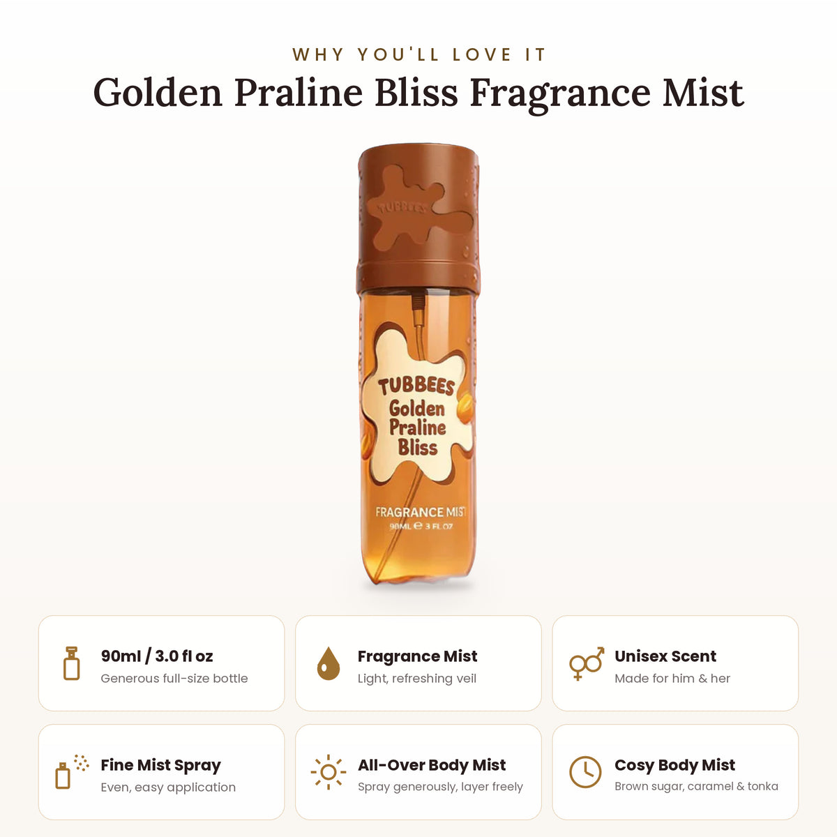 Golden Praline Bliss key features