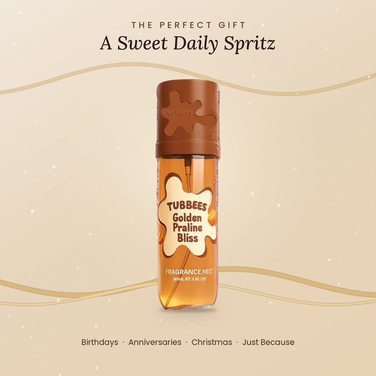 Golden Praline Bliss gift ready perfume