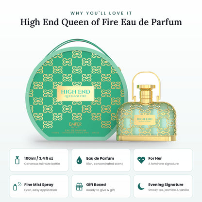 High End Queen of Fire key features