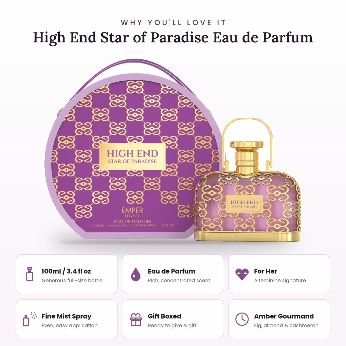 High End Star of Paradise key features