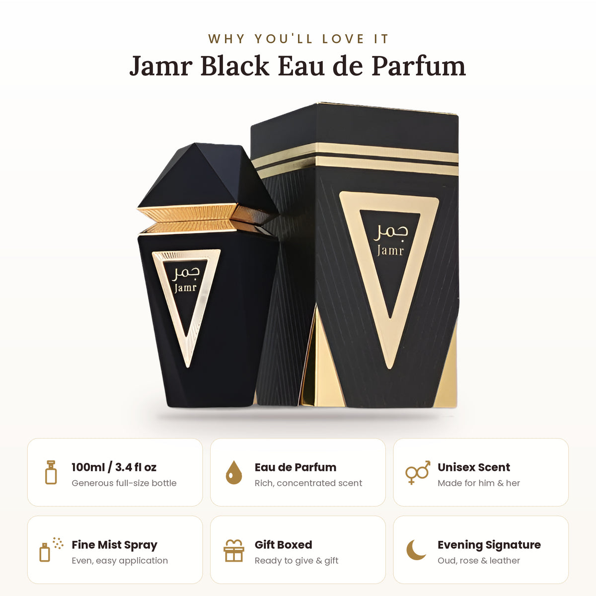 Jamr Black key features