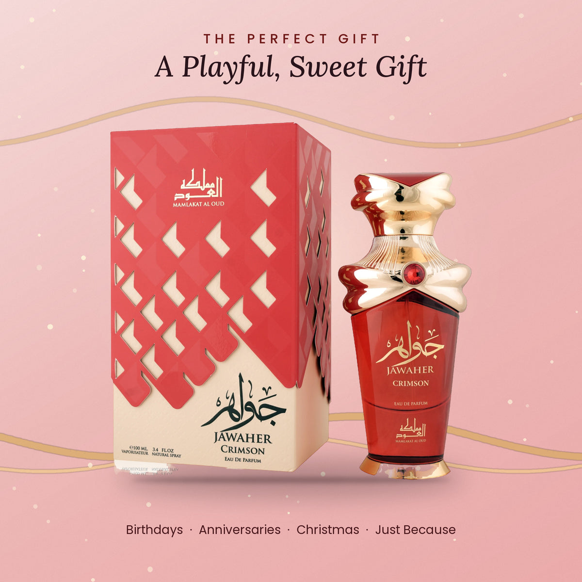 Jawaher Crimson gift ready perfume