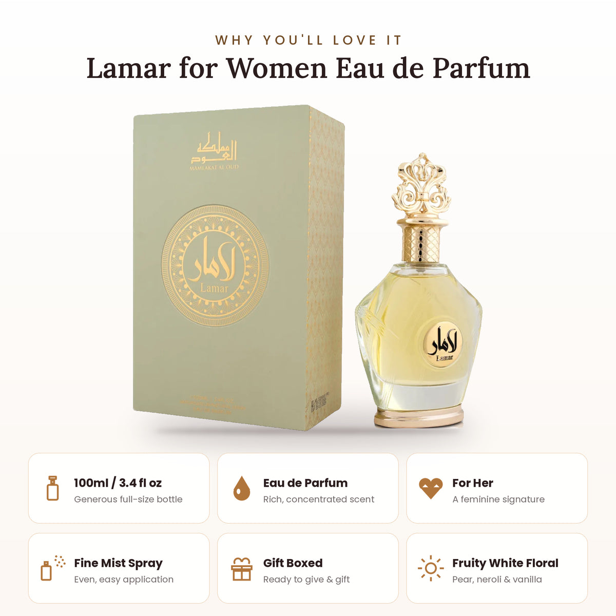 Lamar for Women key features
