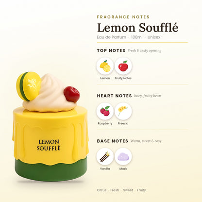 Lemon Soufflé fragrance notes – top, heart and base