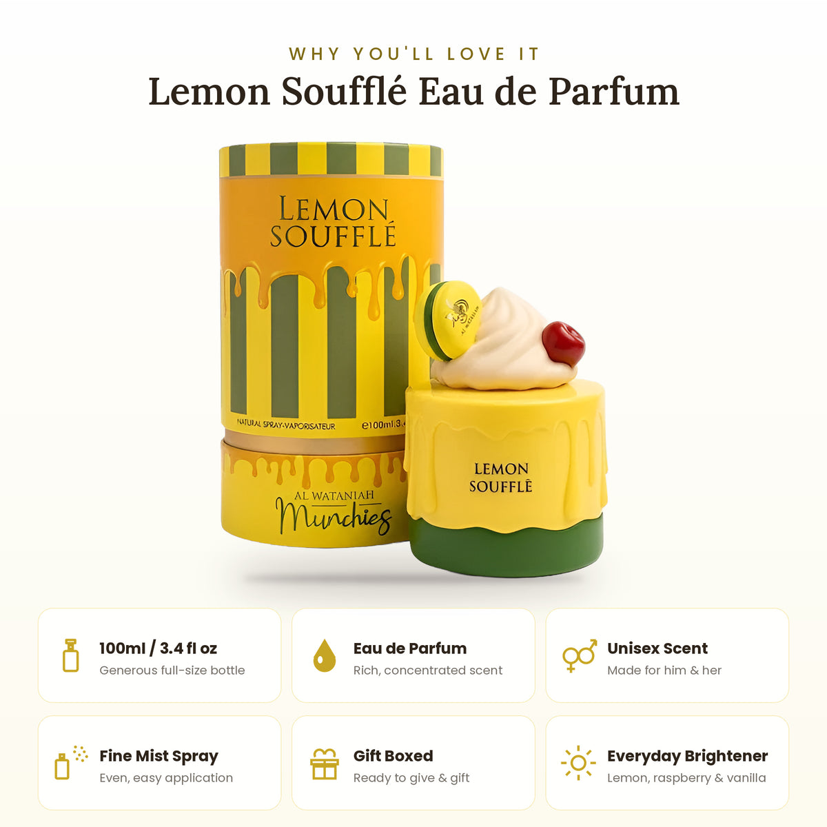 Lemon Soufflé key features