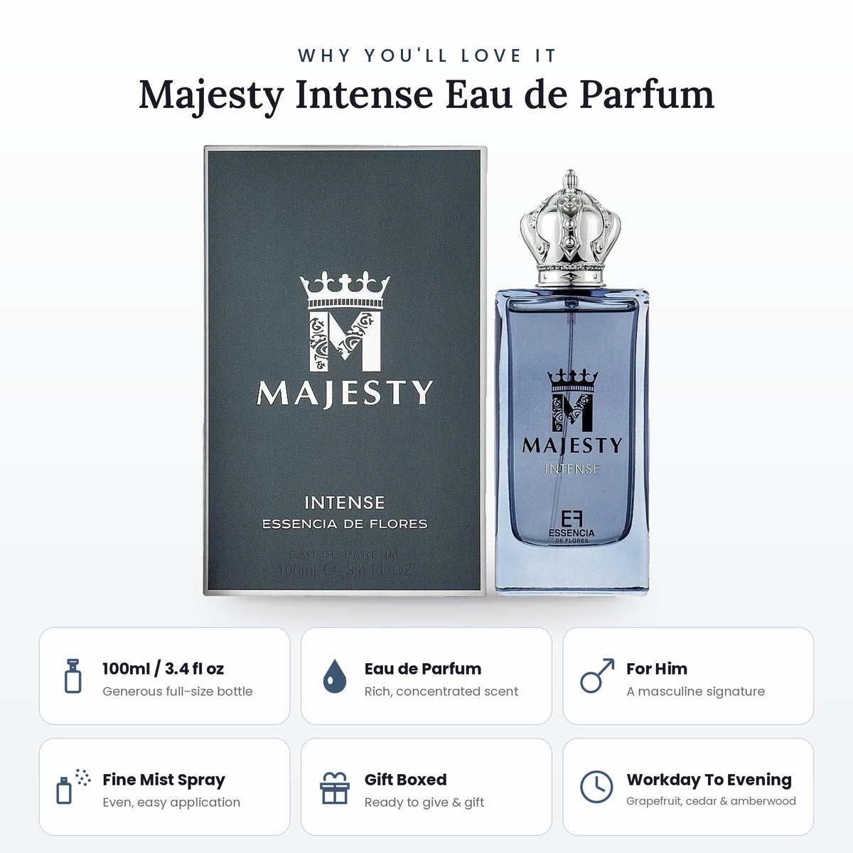 Majesty Intense key features